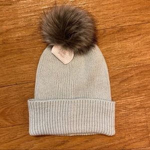 Light Blue and Silver Beanie - NWT